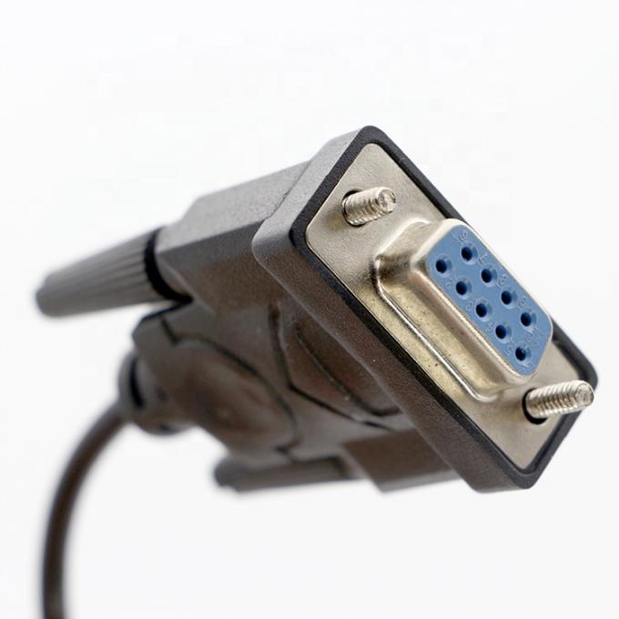 BESCHLOSSEN 90 Grad Rechtswinkel Mini B USB zu weiblichem DB9 RS232 Serialkabel 2