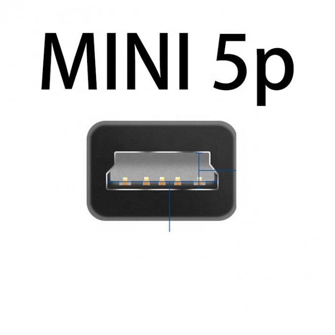 Benutzerdefinierte Montage Mini B 5p USB zu RJ9 RJ11 Kabel 2