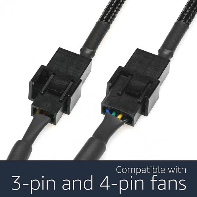 12V Step UP Boost USB zu 3 Pin 4pin PWM PC Ventilator ON OFF Schalter Stromadapter Kabel 5