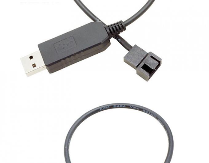 USB 5V bis 12V Spannung Steigerung 3 Pin und 4 Pin PC Ventilator-Power-Adapter-Kabel 4