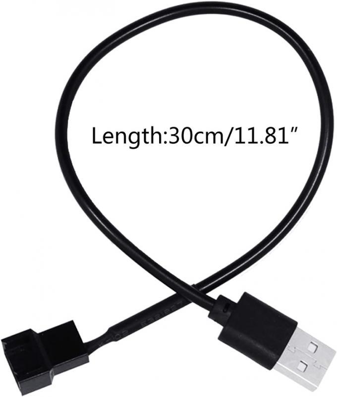 USB zu 3 Pin 4 Pin Molex weibliche PWM 5V Gehäuse Computerkühlgerät Kühlung Ventilator Stromversorgung Adapter Anschlusskabel 4