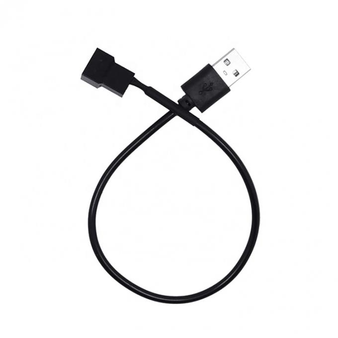USB zu 3 Pin 4 Pin Molex weibliche PWM 5V Gehäuse Computerkühlgerät Kühlung Ventilator Stromversorgung Adapter Anschlusskabel 3
