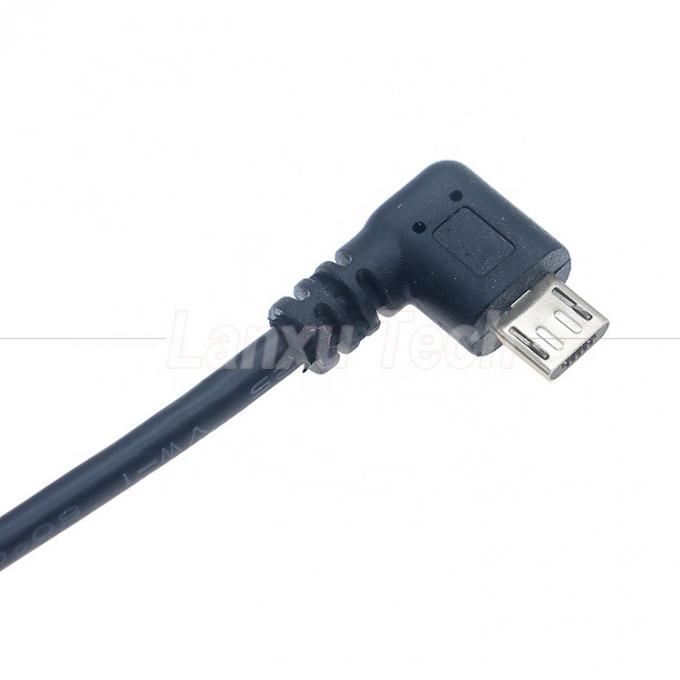 Tragbare kurze 90 Grad rechten Winkel Micro V8 bis USB weibliche Steckdose OTG Adapterkabel für Telefon Laptop 3