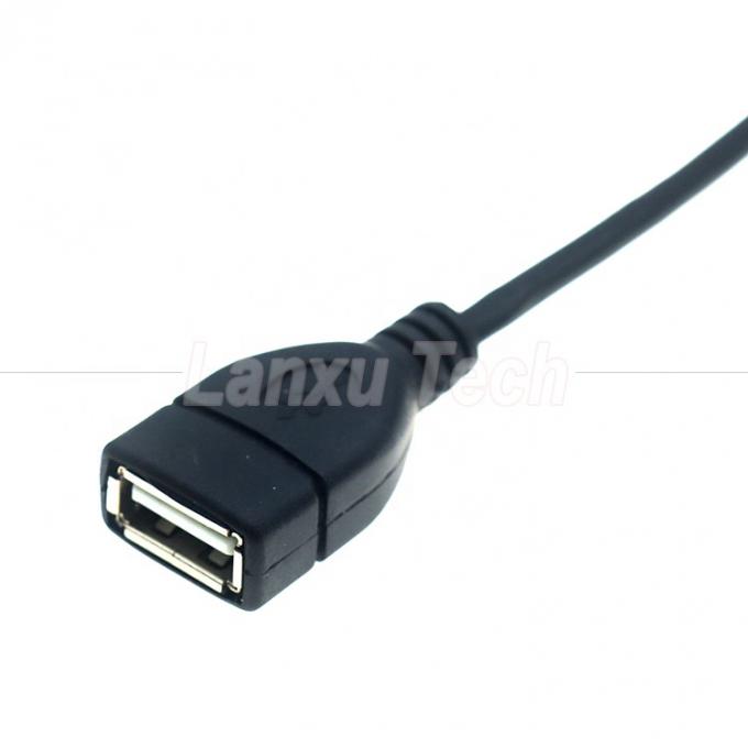 Tragbare kurze 90 Grad rechten Winkel Micro V8 bis USB weibliche Steckdose OTG Adapterkabel für Telefon Laptop 2