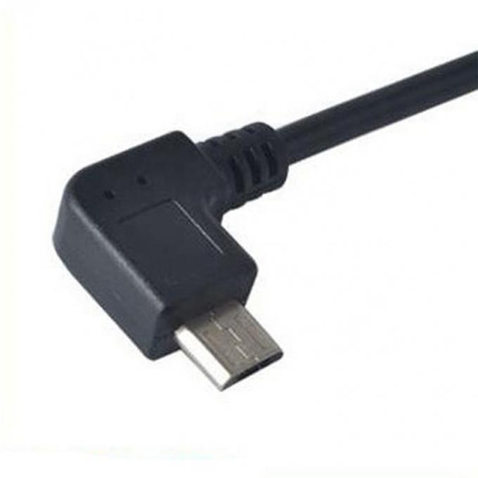 90 Grad Winkel Mikro B bis USB Typ A Weibliches OTG-Adapterkabel 1