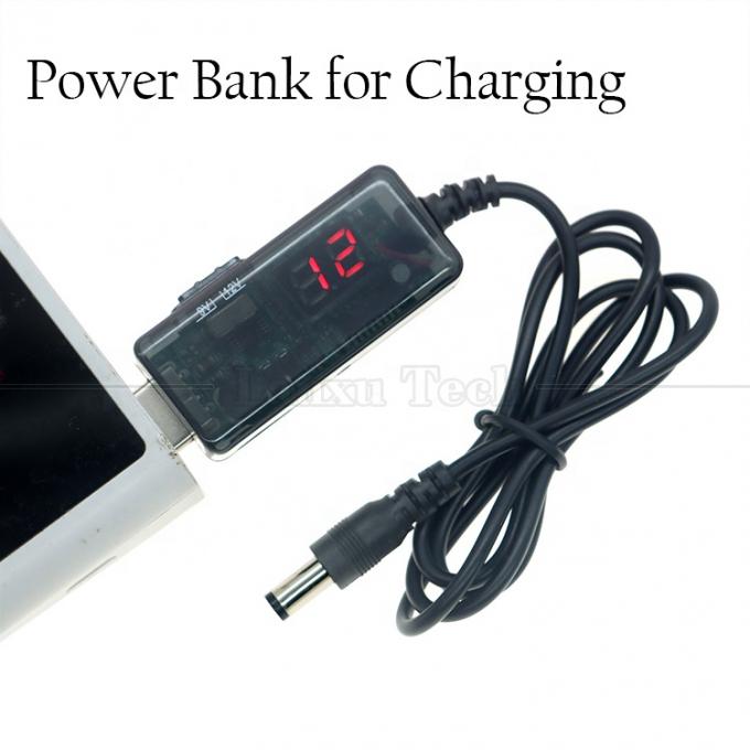 1m Drok 5V USB zum Boost 9V 12V Step Up Multi Output DC Converter Kabel für Routermodem 7