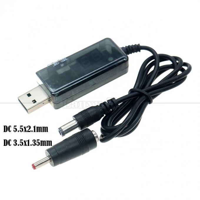 1m Drok 5V USB zum Boost 9V 12V Step Up Multi Output DC Converter Kabel für Routermodem 6