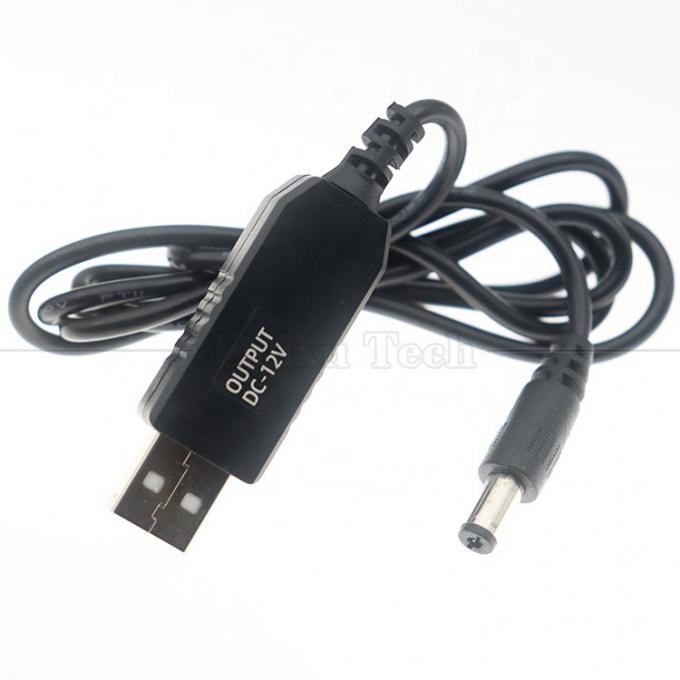 Warmverkauf 5V USB auf 9V 12V Gleichstrom-Ausgangskonverter Booster Wifi Modem Router Stromkabel 4