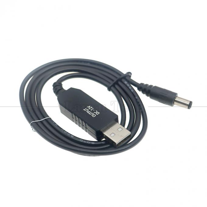 Warmverkauf 5V USB auf 9V 12V Gleichstrom-Ausgangskonverter Booster Wifi Modem Router Stromkabel 7