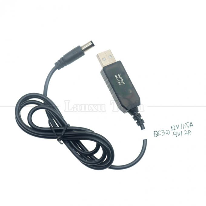 QC3.0 QC2.0 QC Ladevorrichtung Großleistung 12V 1.5A 9V 2A 5V bis 12V USB-Ladekabel für Router Led Strip 7