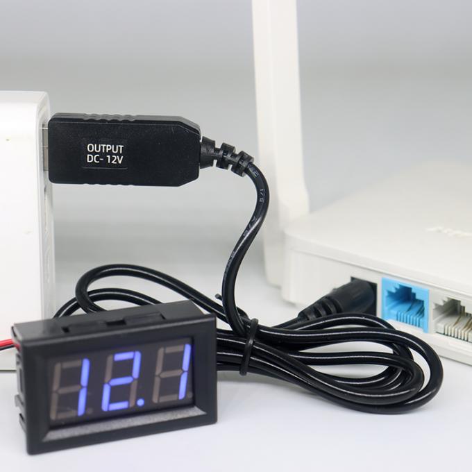 Hochkompatibel 1m Step Up Booster Ladegerät Leistung 5,5x2,1 mm DC 5V bis 12V USB-Kabel für Wifi-Router 3