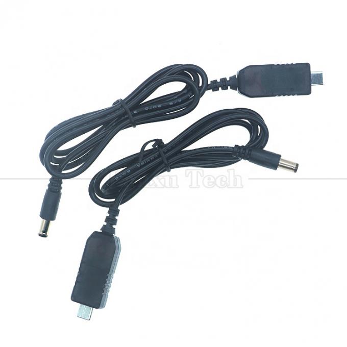 USB Typ C zu DC 5.5x2.1mm 8.4v 7.4v 6v 4.5v 3.6v 3v 2.4v 9v 12v Ausgangskabel für Wifi-Router Led Light Strip Circuit 1