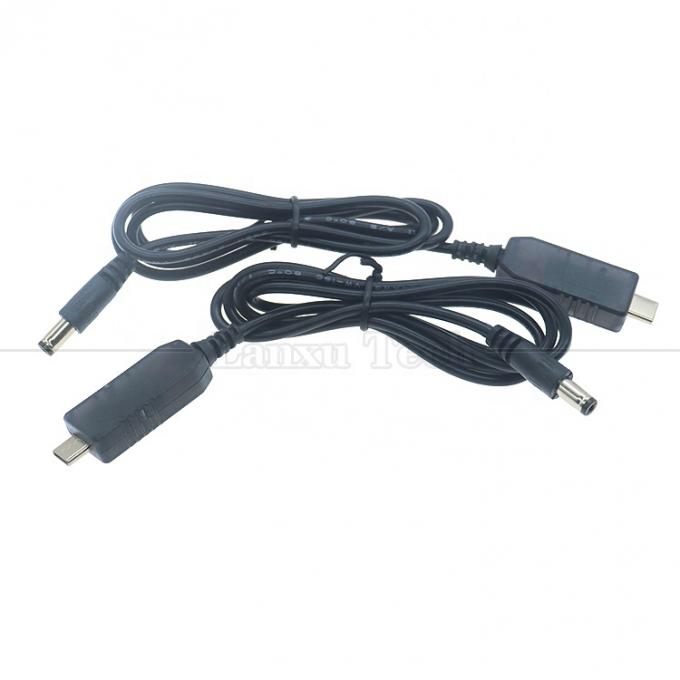USB Typ C zu DC 5.5x2.1mm 8.4v 7.4v 6v 4.5v 3.6v 3v 2.4v 9v 12v Ausgangskabel für Wifi-Router Led Light Strip Circuit 6