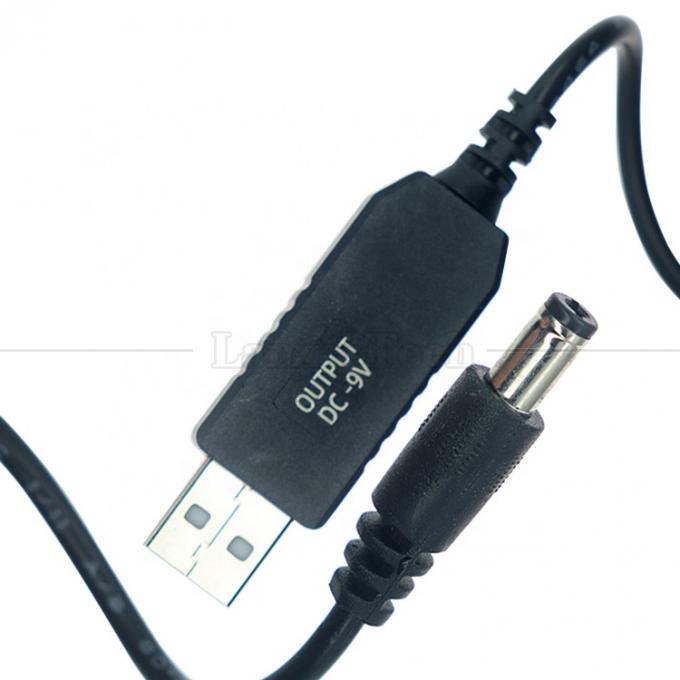 Hochwertiges Booster 5V USB auf 9V DC 5.5x2.1mm Step Up Converter Stromladekabel für Wifi-Router-Modem 4