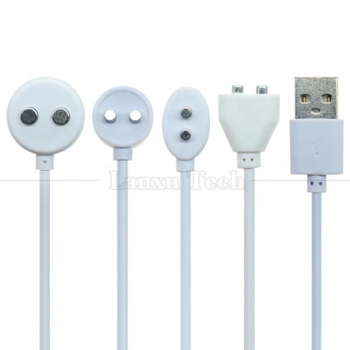 2 PIN USB Magnetische elektrische Zahnbürste Schönheitsinstrumente Erwachsene Sexspielzeug Vibrator Ladekabel 1