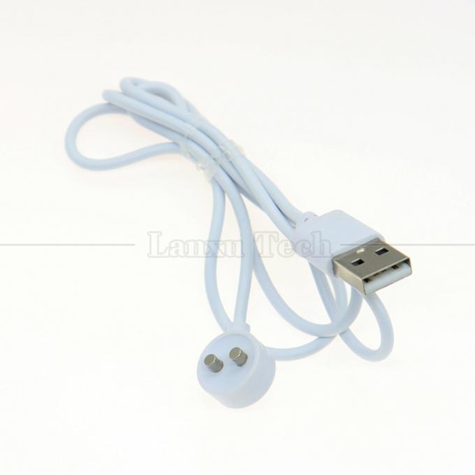 2 PIN USB Magnetische elektrische Zahnbürste Schönheitsinstrumente Erwachsene Sexspielzeug Vibrator Ladekabel 2