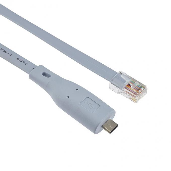 Plug and Play 6FT USB Typ C auf RJ45 Serienaadapter-Konsole für Cisco Router Switch 2