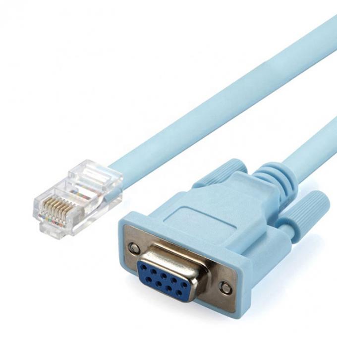 1.8M RS232 DB9 PIN Weiblich auf RJ45 Netzwerkkonsole Kabel für Cisco Router Switch 1