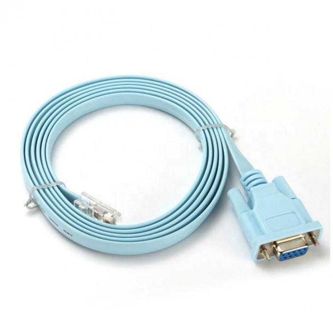 1.8M RS232 DB9 PIN Weiblich auf RJ45 Netzwerkkonsole Kabel für Cisco Router Switch 2