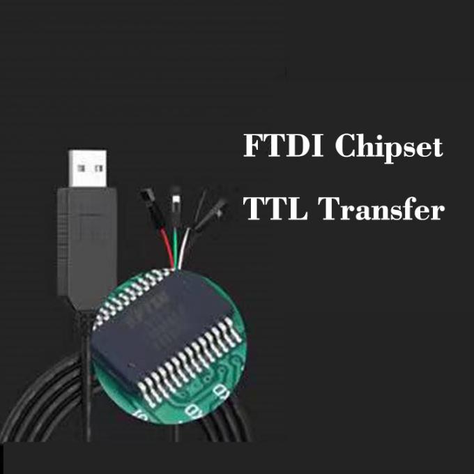 FTDI Chipset FT 232 5V 3.3V USB zu 4 PIN Dupont Uart TTL Serienkonverterkabel für Raspberry Pi 1