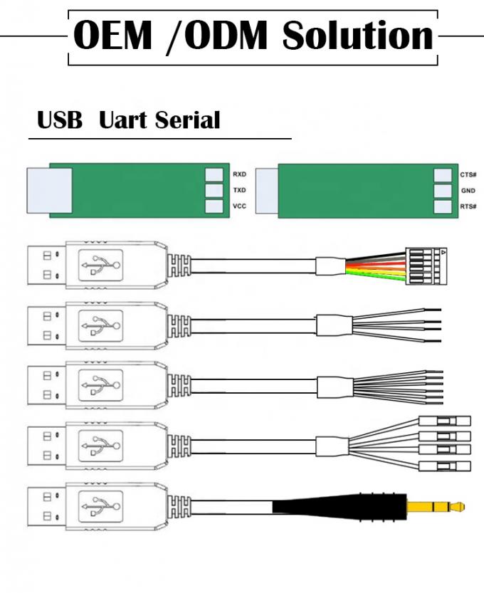 Hochkompatibles WIN7 10 FTDI FT232 5V 3,3V USB zu Uart TTL-Serienkabel für Raspberry Pi 1