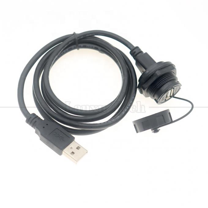 Wasserdichtes, männlich-weiblich vernetztes USB-Portverbindungsverlängerungskabel 1
