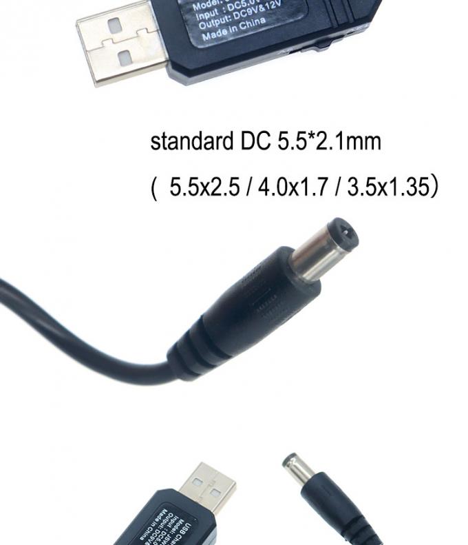 Hochwertiges USB 5v bis 9v 12v Step Up DC Stromkabel Boosterkabel für Router 3