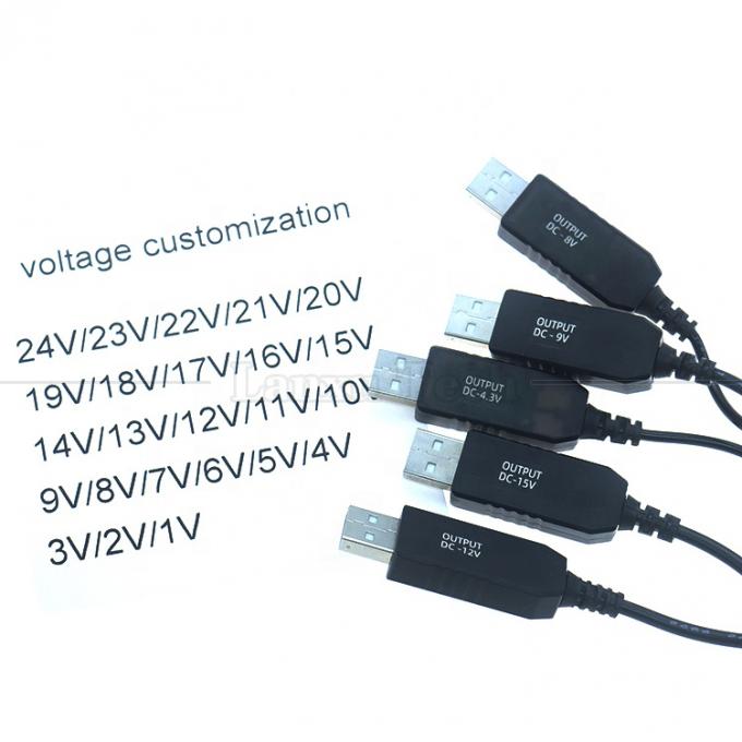 Individuelle Spannung 15V 12V 10V 9V 4V 3V USB zu DC Micro Typ C Ladekabel für Router Kamera Led Light Walkie Talkie GPS 1