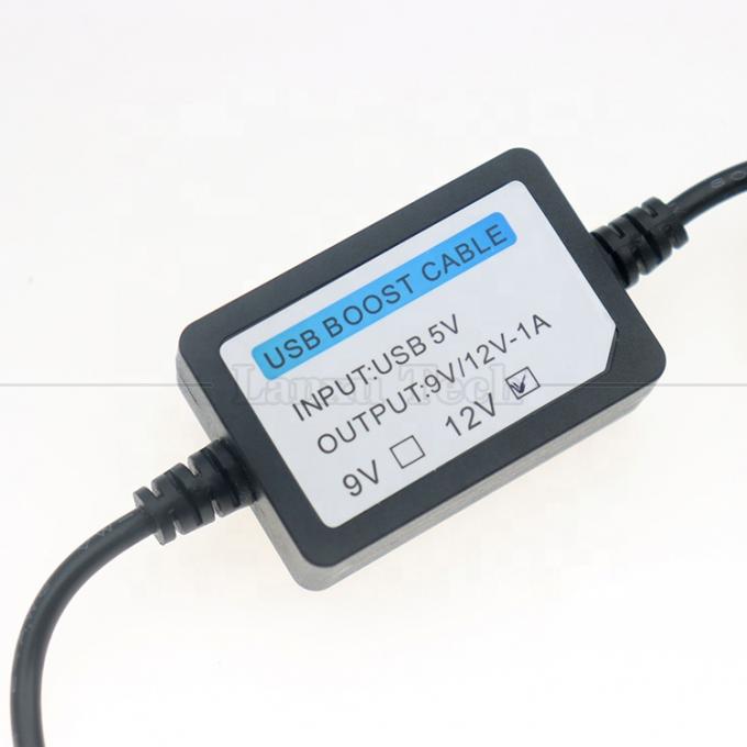 Hochwertiges 5V bis 9V 12V 1A USB bis DC 5,5x2,1mm Wi-Fi-Router-Booster-Konverterkabel 3