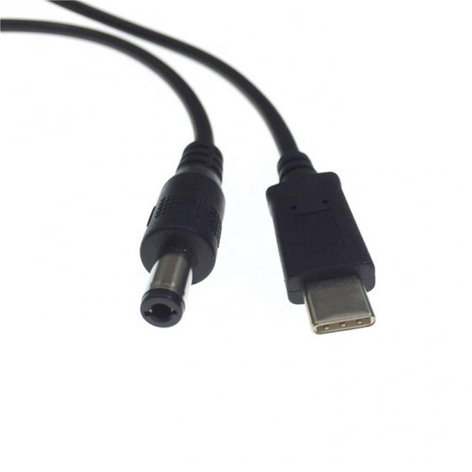 Schnellladung 20V 3A 65W USB Typ C bis 5,5mm X 2,1mm Gleichstrom-PD-Ladekabel für Laptop 3