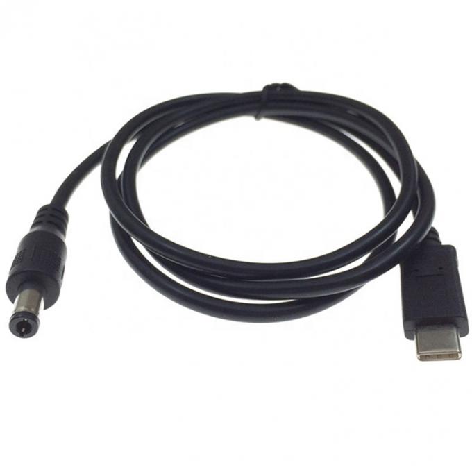 Schnellladung 20V 3A 65W USB Typ C bis 5,5mm X 2,1mm Gleichstrom-PD-Ladekabel für Laptop 5