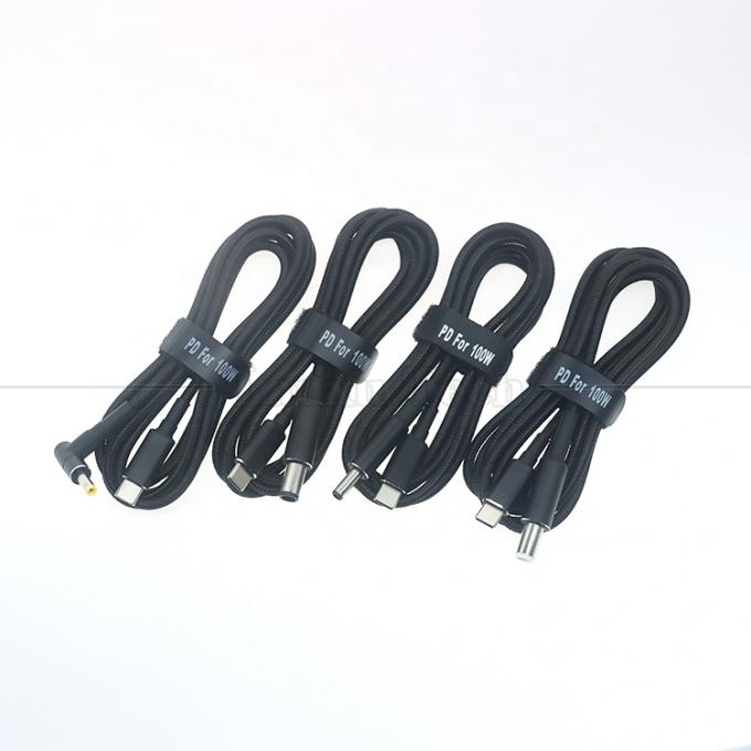 20V 5A 100W Dual E Mark Chip PD Aufladen USB Typ C zu DC Laptop Kabel Draht Adapter für HP Asus Lenovo Dell 0