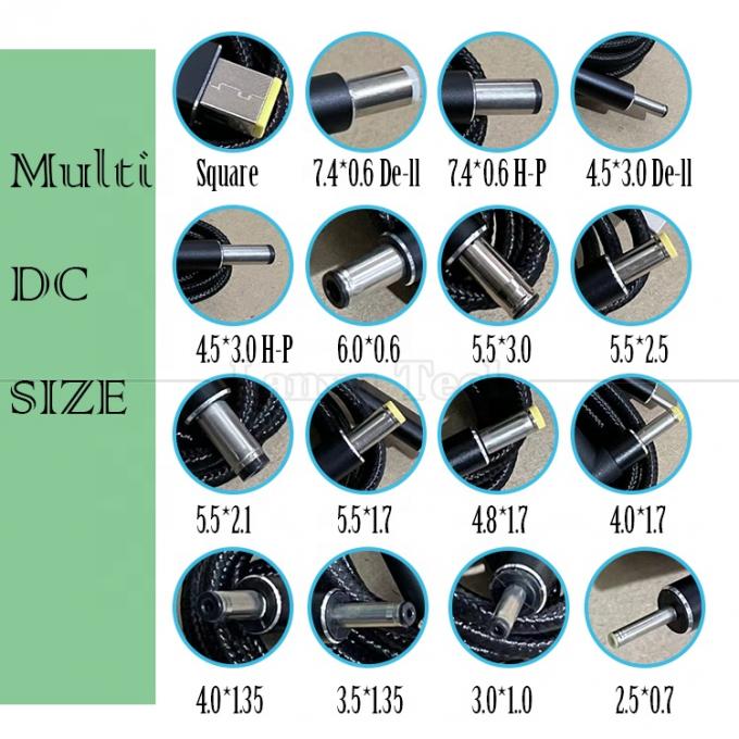20V 5A 100W Dual E Mark Chip PD Aufladen USB Typ C zu DC Laptop Kabel Draht Adapter für HP Asus Lenovo Dell 1