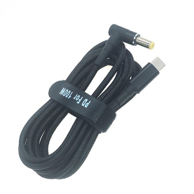 20V 5A 100W Dual E Mark Chip PD Aufladen USB Typ C zu DC Laptop Kabel Draht Adapter für HP Asus Lenovo Dell 5