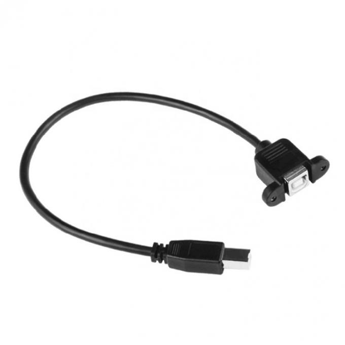 Schraubverriegelungsstange Männlich auf weiblich Panel Mount USB 3.0 Typ B Druckerverlängerungskabel 4