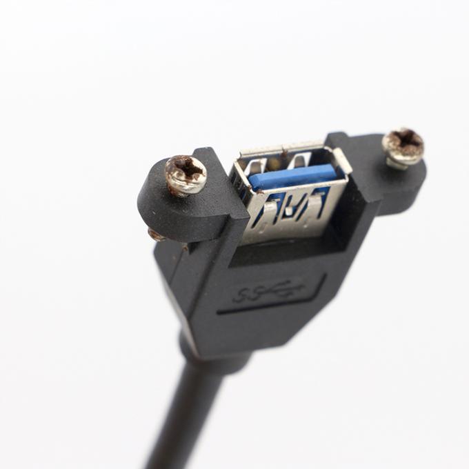 Schraubverschluss-Stud Dual USB 3.0 Typ A weibliches Kabel 3