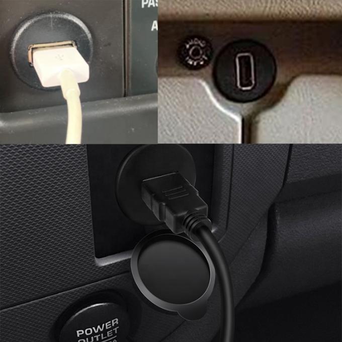 Auto-Audio-Stereodashboard Männlich-Frauen-Flush-Panel Mount USB 2.0 Typ A Erweiterungskabel 1