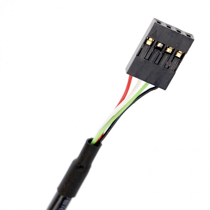 Anpassungs-Schraubverriegelung 1M 2M weibliche USB-A-Panel-Mount auf Dupont-Anschlusskabel 3