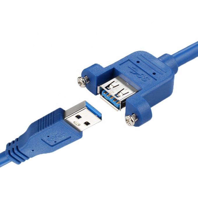 Hochgeschwindigkeitsdaten 5Gbps USB 3.0 Typ A Männlich-Frauen-Panel Mount USB 3.0 Erweiterungskabel 5
