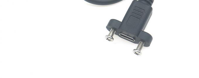 30 cm 50 cm Schraubplattenmontage Männlich zu weiblich USB-Verlängerungskabel Typ C 3.1 7