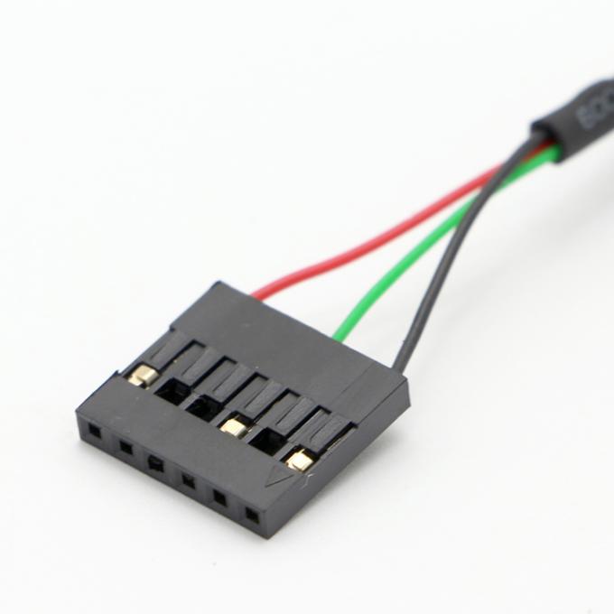 OEM-Snap in USB-Socket-Panel-Mountkabel mit Dupont-Terminal 4