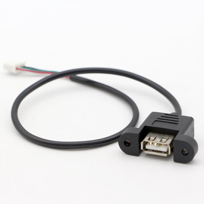 Schraubverriegelung für Schraubverschlüsse für weibliche Platten USB 2.0 Typ A bis JST XH PH SH Montagekabel 5