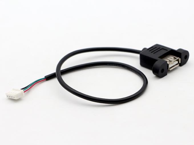 Schraubverriegelung für Schraubverschlüsse für weibliche Platten USB 2.0 Typ A bis JST XH PH SH Montagekabel 6