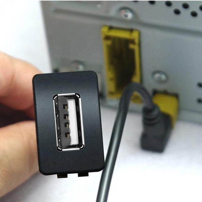 Schnapp-Socket-Dashboard-Panel Männlich-Frauen-USB-Flush-Mount-Verlängerungskabel 6