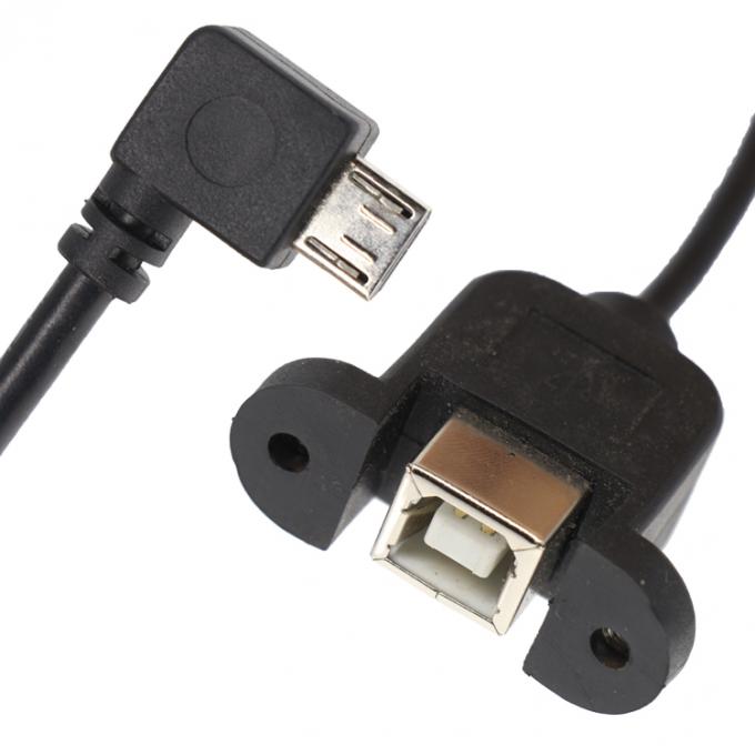 Schraubverriegelung Micro Typ C RJ45 Ethernet männlich weiblich USB-Panel-Hochkabel 5