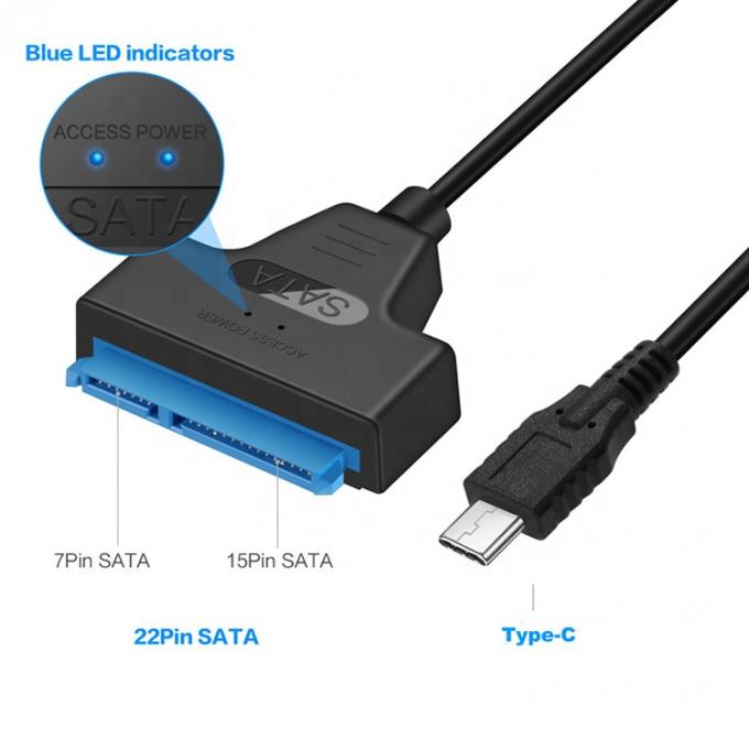 Hochgeschwindigkeit 5Gbps SDD HDD Festplatte 2,5 Zoll USB Typ C 3.1 zu Sata Adapter Kabel 1