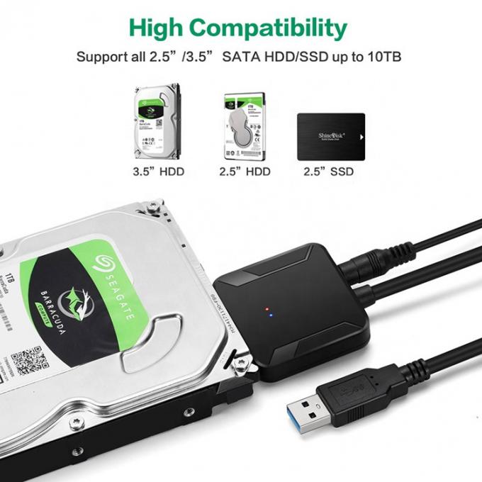 Hochkompatibel 2,5 3,5 Zoll SSD HDD Festplatte Disk USB 3.0 zu Sata Kabel 3