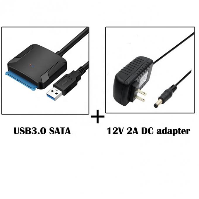 Hochkompatibel 2,5 3,5 Zoll SSD HDD Festplatte Disk USB 3.0 zu Sata Kabel 6