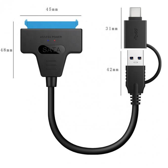 Hochgeschwindigkeit 5 Gbps 2,5 Zoll SSD HDD Festplatte Typ C USB 3.0 Sata Adapter Kabel 3