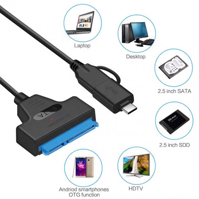 Hochgeschwindigkeit 5 Gbps 2,5 Zoll SSD HDD Festplatte Typ C USB 3.0 Sata Adapter Kabel 5